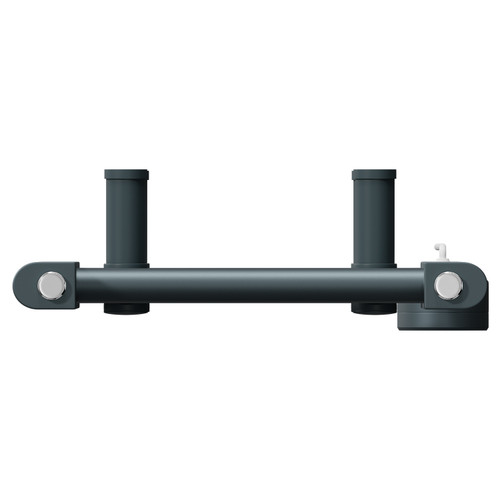 Pizarro Anthracite 800mm x 300mm Straight Wifi Thermostatic Electric Heated Towel Rail