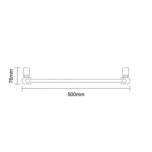 Cassini Colore Matt Black 800mm x 500mm Straight Wifi Thermostatic Electric Heated Towel Rail
