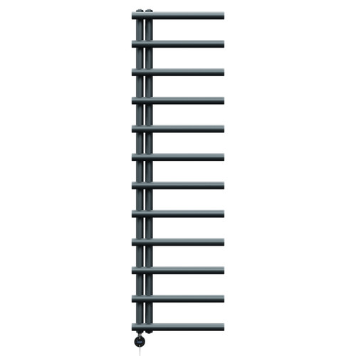 Mason Anthracite 1750mm x 500mm Designer Wifi Thermostatic Electric Heated Towel Rail