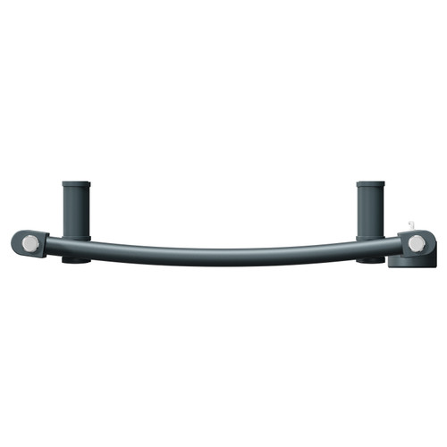 Marco Anthracite 1200mm x 500mm Curved Wifi Thermostatic Electric Heated Towel Rail