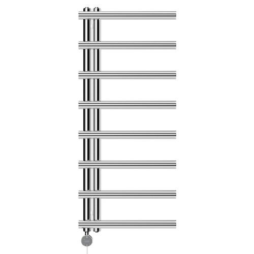 Mason Chrome 1150mm x 500mm Designer Wifi Thermostatic Electric Heated Towel Rail