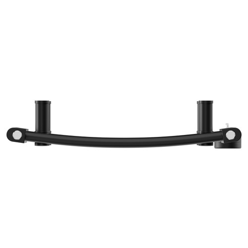 Marco Colore Matt Black 1600mm x 500mm Curved Wifi Thermostatic Electric Heated Towel Rail
