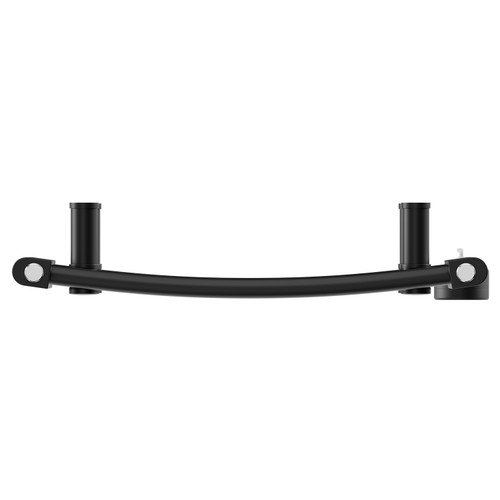 Marco Colore Matt Black 1200mm x 500mm Curved Wifi Thermostatic Electric Heated Towel Rail