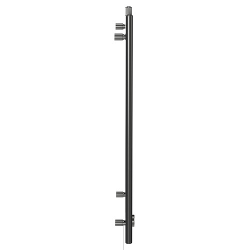 Pizarro Colore Gunmetal Grey 1000mm x 400mm Straight Wifi Thermostatic Electric Heated Towel Rail