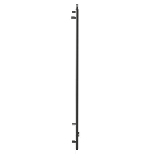 Pizarro Colore Gunmetal Grey 1600mm x 600mm Straight Wifi Thermostatic Electric Heated Towel Rail