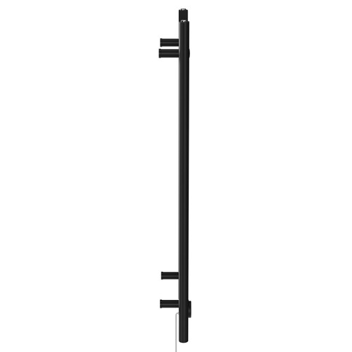 Pizarro Colore Matt Black 1000mm x 400mm Straight Wifi Thermostatic Electric Heated Towel Rail