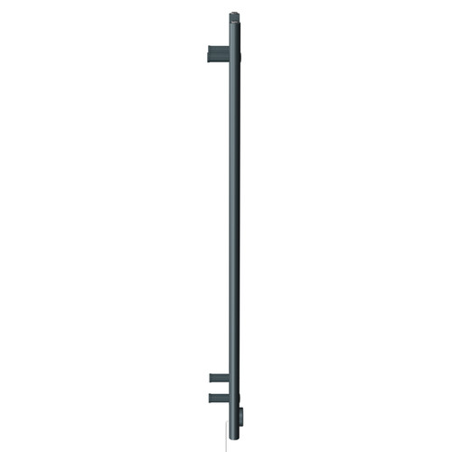 Pizarro Anthracite 1200mm x 300mm Straight Wifi Thermostatic Electric Heated Towel Rail