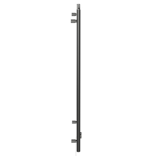 Pizarro Colore Gunmetal Grey 1200mm x 500mm Straight Wifi Thermostatic Electric Heated Towel Rail