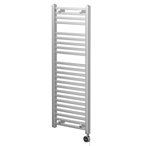 Galileo Chrome 1200mm x 490mm Square Wifi Thermostatic Electric Heated Towel Rail