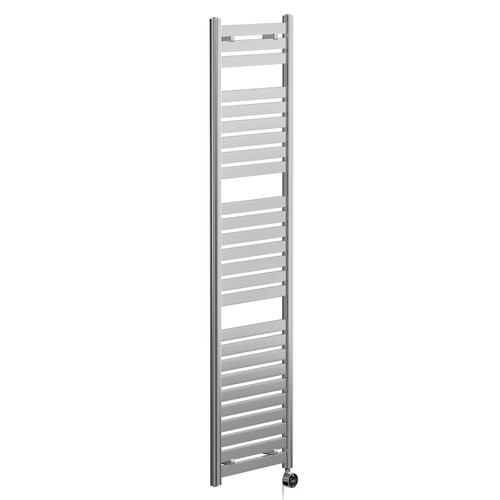 Cassini Chrome 1800mm x 500mm Straight Wifi Thermostatic Electric Heated Towel Rail