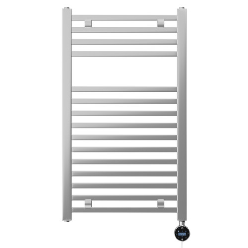 Galileo Chrome 800mm x 490mm Square Wifi Thermostatic Electric Heated Towel Rail