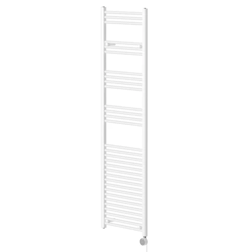 Pizarro White 1800mm x 500mm Straight Wifi Thermostatic Electric Heated Towel Rail