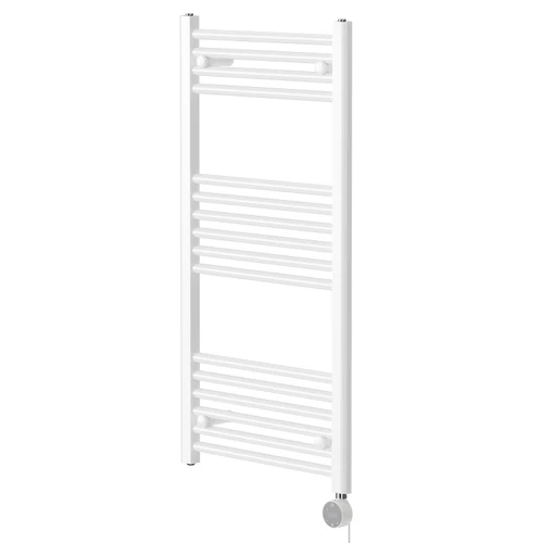 Pizarro White 1000mm x 500mm Straight Wifi Thermostatic Electric Heated Towel Rail