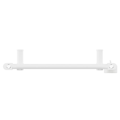 Pizarro White 800mm x 500mm Straight Wifi Thermostatic Electric Heated Towel Rail