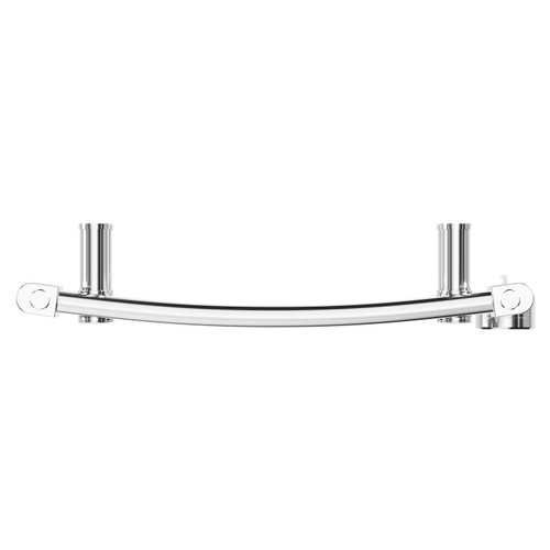Marco Chrome 1200mm x 500mm Curved Wifi Thermostatic Electric Heated Towel Rail