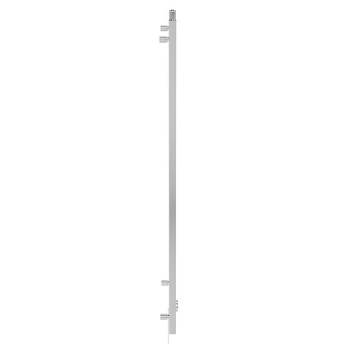Cohen Chrome 1600mm x 500mm Straight Wifi Thermostatic Electric Heated Towel Rail