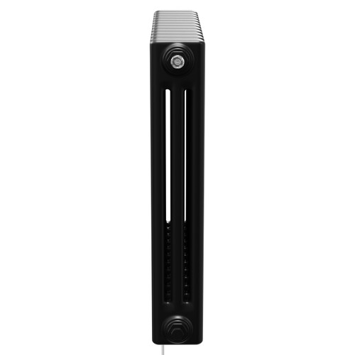 Colosseum Colore Matt Black 600mm x 554mm Horizontal Wifi Thermostatic Electric Triple Column Radiator