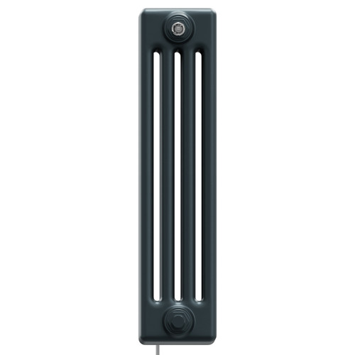 Colosseum Anthracite 600mm x 548mm Horizontal Wifi Thermostatic Electric Quadruple Column Radiator