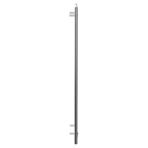 Pizarro Chrome 1600mm x 400mm Straight Wifi Thermostatic Electric Heated Towel Rail