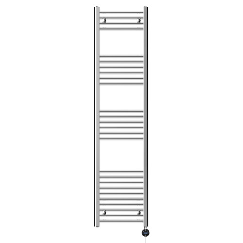 Pizarro Chrome 1600mm x 400mm Straight Wifi Thermostatic Electric Heated Towel Rail