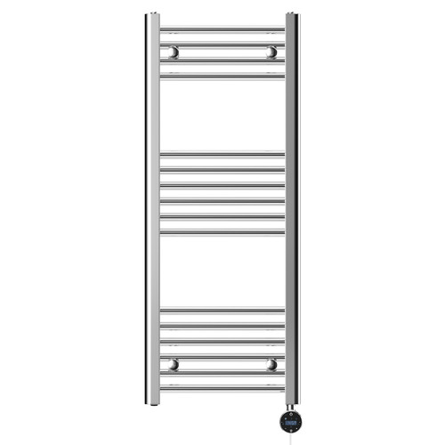 Pizarro Chrome 1000mm x 400mm Straight Wifi Thermostatic Electric Heated Towel Rail