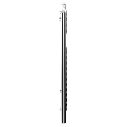 Columbus Chrome 800mm x 600mm Curved Wifi Thermostatic Electric Heated Towel Rail