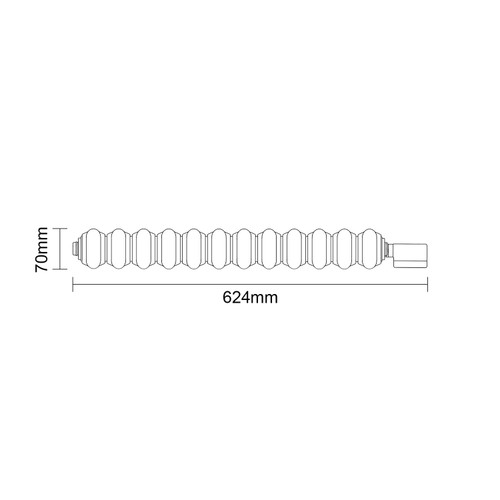 Colosseum Anthracite 600mm x 548mm Horizontal Wifi Thermostatic Electric Double Column Radiator