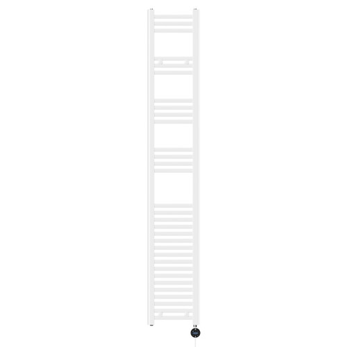 Pizarro White 1800mm x 300mm Straight Wifi Thermostatic Electric Heated Towel Rail