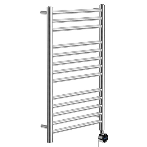 Silves Stainless Steel 800mm x 500mm Wifi Thermostatic Electric Heated Towel Rail