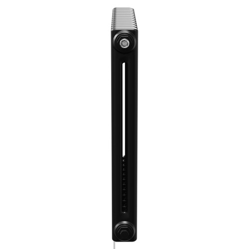 Colosseum Colore Matt Black 600mm x 548mm Horizontal Wifi Thermostatic Electric Double Column Radiator