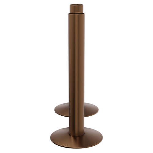 Dias Brushed Bronze 130mm Radiator Pipe Sleeve Kit Side View