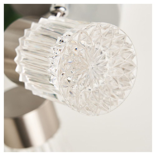 Forum Spa Bizet Chrome 3 Light Adjustable Spot Ceiling Plate Lifestyle Close Up
