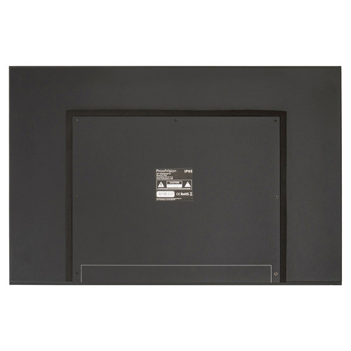 ProofVision Premium Black 32" Waterproof Bathroom Smart Television - PVB32BW Back