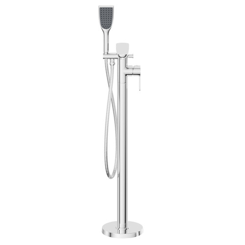 Lavell Polished Chrome Freestanding Bath Shower Mixer Tap Front View