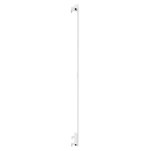 Hudson White 1800mm x 376mm Single Panel Radiator Side View