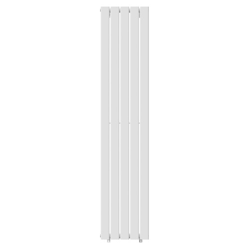 Hudson White 1800mm x 376mm Single Panel Radiator Front View