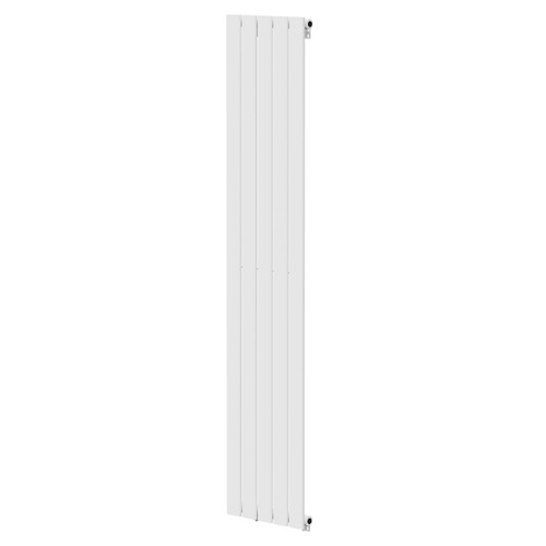 Hudson White 1800mm x 376mm Single Panel Radiator Right Hand View