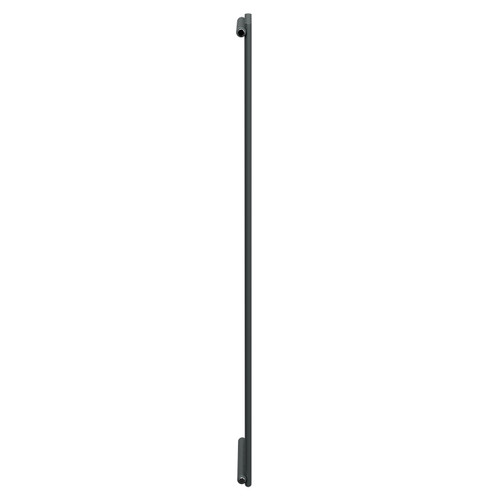 Boone Anthracite 1600mm x 360mm Single Panel Radiator Side View