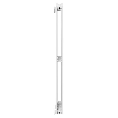 Hudson White 1200mm x 300mm Double Panel Radiator Side View