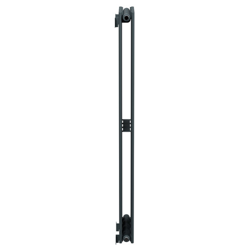 Hudson Anthracite 1200mm x 300mm Double Panel Radiator Side View