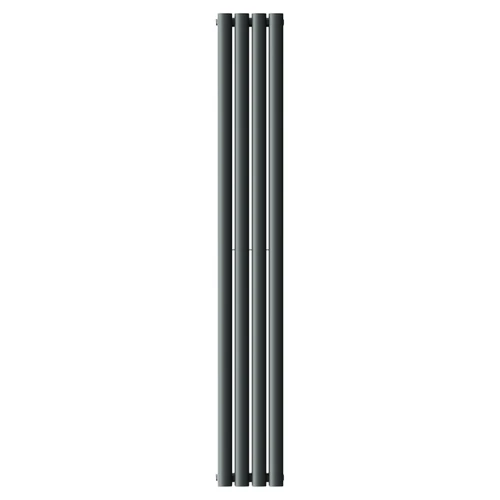 Boone Anthracite 1600mm x 240mm Double Panel Radiator Front View