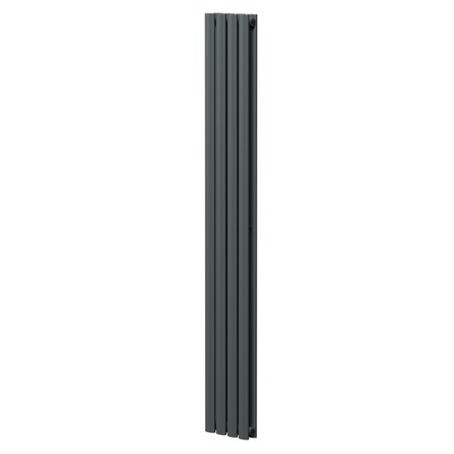 Boone Anthracite 1600mm x 240mm Double Panel Radiator Right Hand View