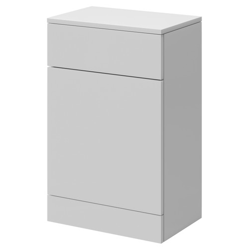 Alexander James Gloss White 500mm x 330mm Toilet Unit Right Hand View