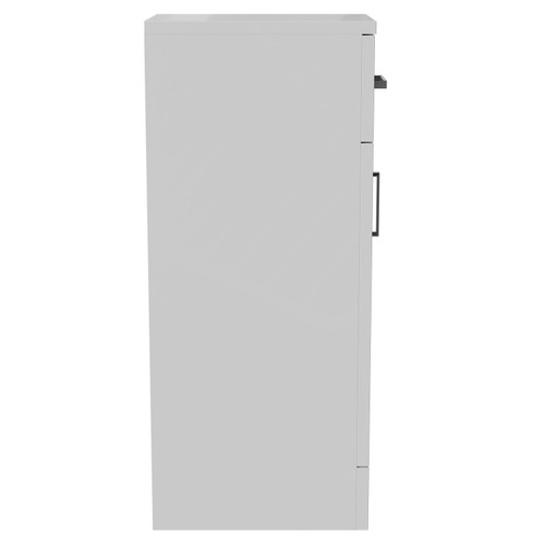 Alexander James Gloss White 250mm x 330mm Storage Unit Side View