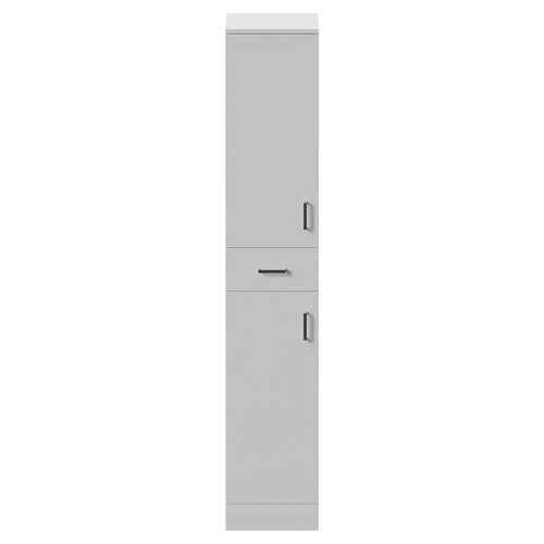 Alexander James Gloss White 350mm x 300mm Tall Storage Unit Front View