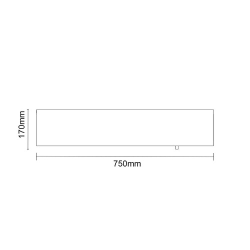 Alexander James 750mm x 750mm Downlit Vanity Mirror with Storage