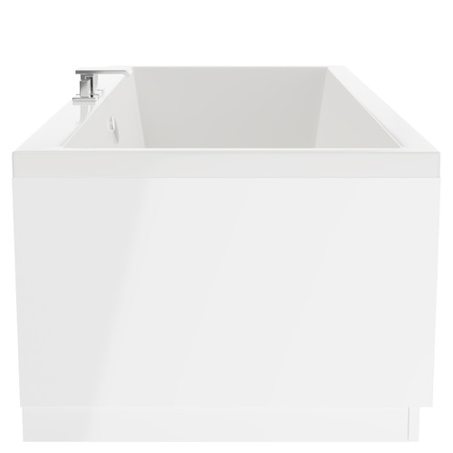 Slim Edge 1800mm x 800mm Straight Double Ended Bath Side View