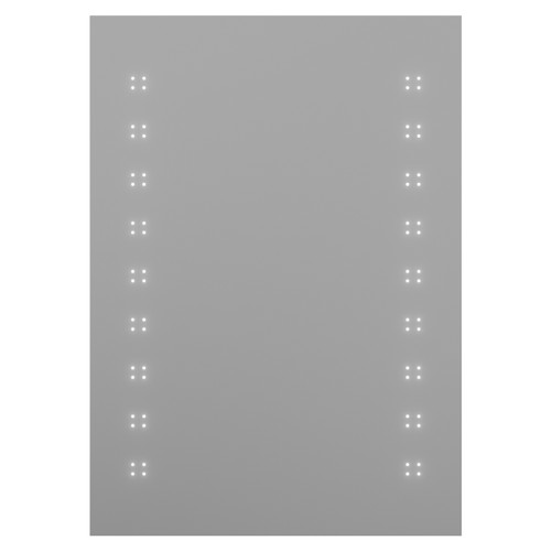 Ceres 500mm X 700mm Battery Operated LED Mirror - Front View