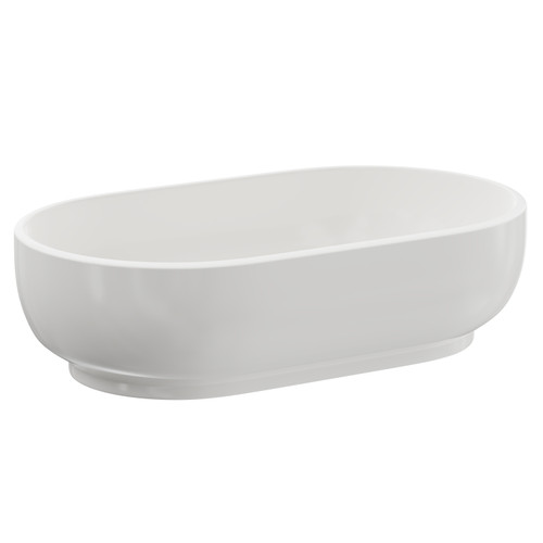 RAK Feeling 550mm X 350mm Oval Countertop Basin - Left View