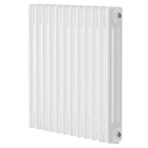 Colosseum White 600mm x 554mm Triple Panel Radiator Right Hand View